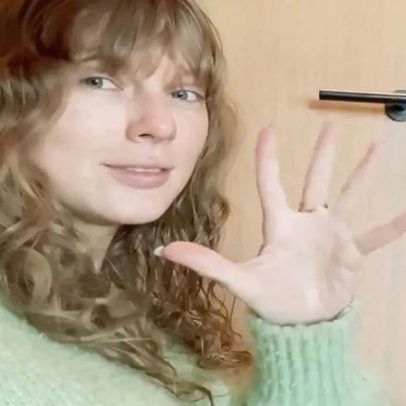 Taylor Swift aparece sem maquiagem no estúdio em vídeo dos bastidores de Opalite