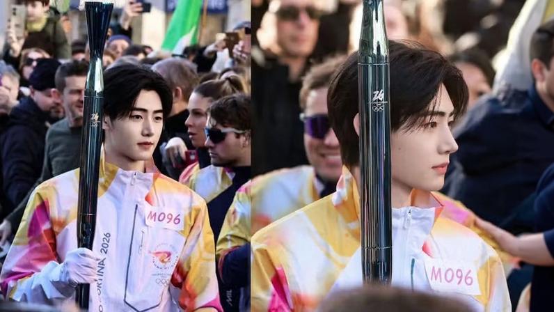 Sunghoon, do ENHYPEN, participa do revezamento da Tocha Olímpica na Itália