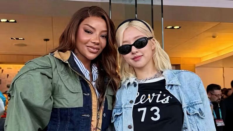 Ludmilla e Rosé, do BLACKPINK — Foto: Reprodução/Instagram