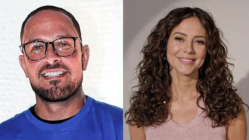 Diogo Nogueira e Paolla Oliveira — Foto: Marcos Ferreira/Divulgação | Reprodução/Instagram