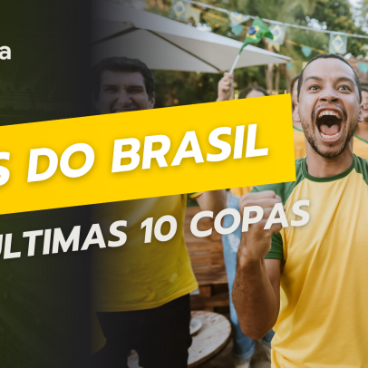 Gols do Brasil nas últimas 10 Copas