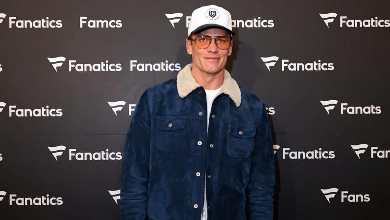 Tom Brady was one of the many athletes who attended Michael Rubin’s Fanatics Super Bowl Party on Saturday.