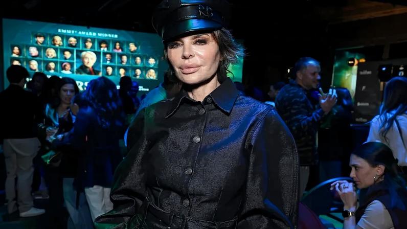 Lisa Rinna reportedly suspects she was drugged at “The Traitors” Season 4 premiere party last month. She’s pictured here at The Abby in West Hollywood, Calif., where the party was held.