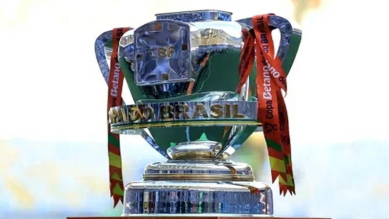 Troféu da Copa do Brasil no Maracanã.
