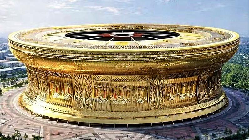 O vietnamita Trong Dong será o maior estádio do mundo, com capacidade para 135 mil pessoas — Foto: Site oficial Trong Dong Stadium