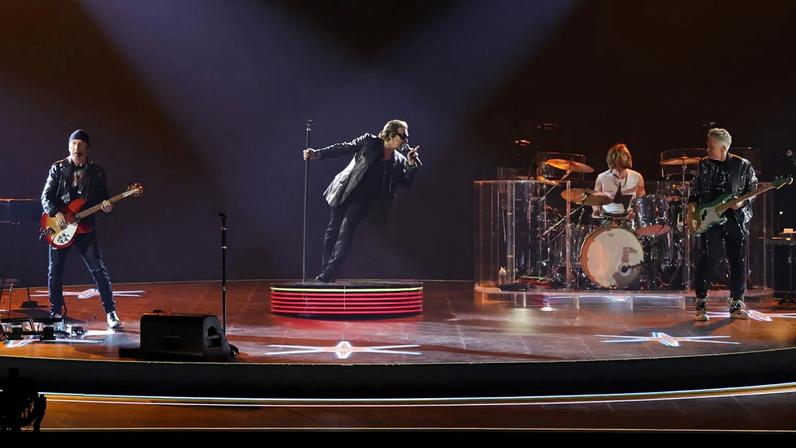 Larry Mullen Jr. is back behind the drums for U2 and recording a new album.