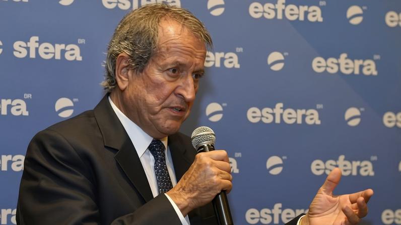 Valdemar Costa Neto, presidente nacional do PL, em evento da Esfera Brasil