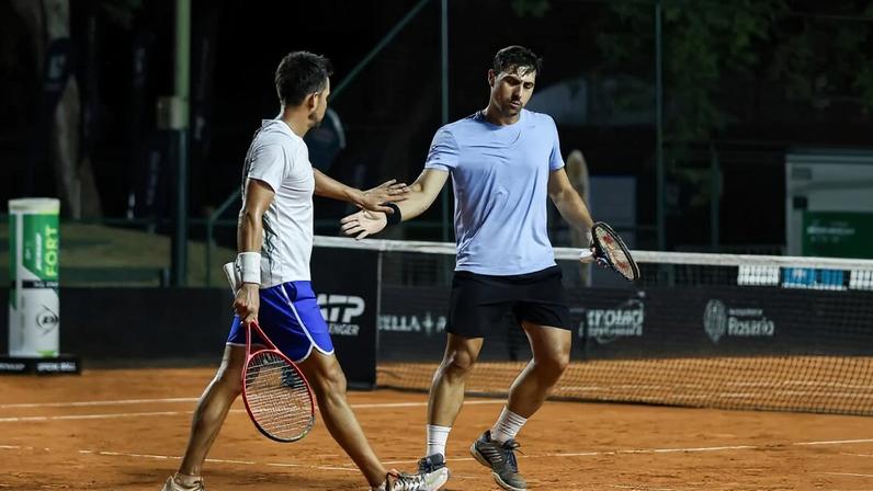 Fernando Romboli e Miguel Reyes-Varela (Foto: Quini 6 Rosario Challenger)
