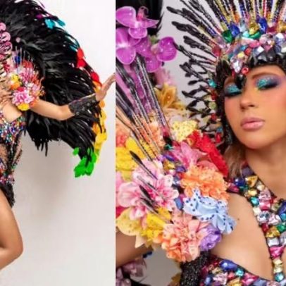 Wenny, irmã de Lexa, estreia como Rainha de Bateria da Botafogo Samba Clube