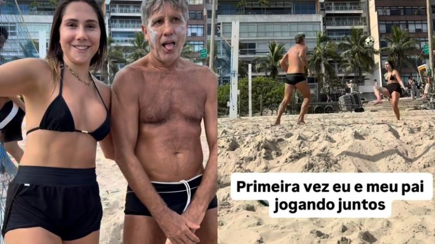 Carol Portaluppi e Renato Gaúcho — Foto: Reprodução | Instagram