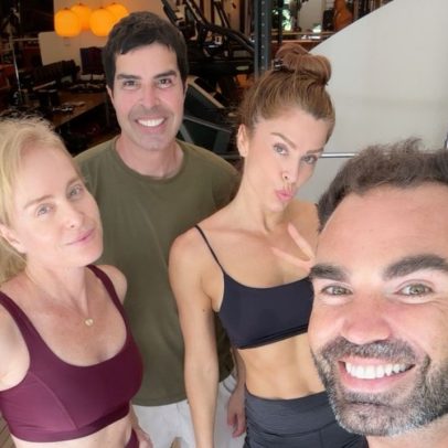 Angélica e Grazi Massafera treinam após férias; Chico Salgado avalia físicos