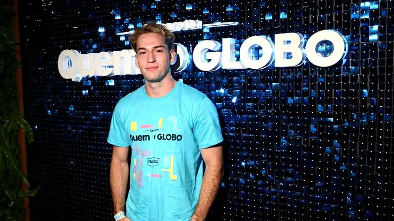 Pietro Antonelli no Camarote Quem o Globo — Foto: @rafacusato/Quem