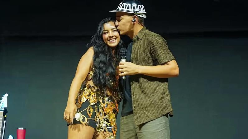 João Gomes e Ary Mirelle — Foto: Quem