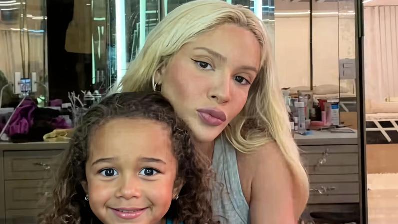 Karoline Lima e a filha, Cecília — Foto: Reprodução | Instagram