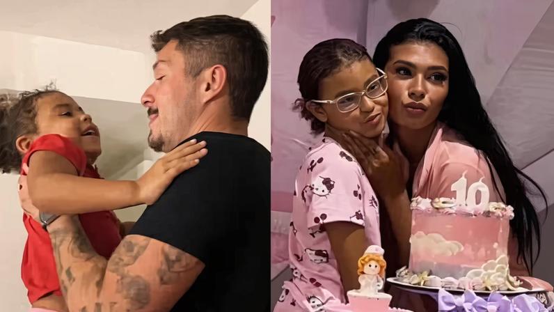 Ronan Souza fez texto de aniversário para Vitória, de 10 anos, filha da cantora com MC Roba Cena — Foto: Reprodução | Instagram