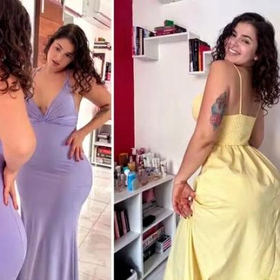 Kerolay Chaves diz usar cinta de compressão para reduzir curvas