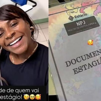 Jojo Todynho consegue estágio em Direito