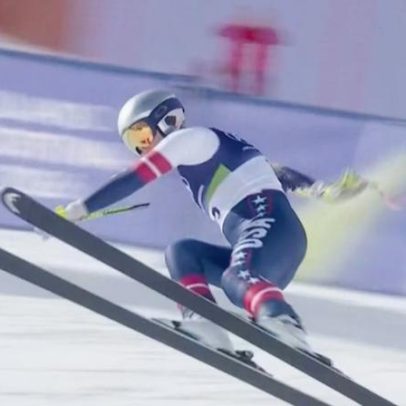 Queda de Lindsey Vonn explicada por curva invertida, impacto e air bag inflado