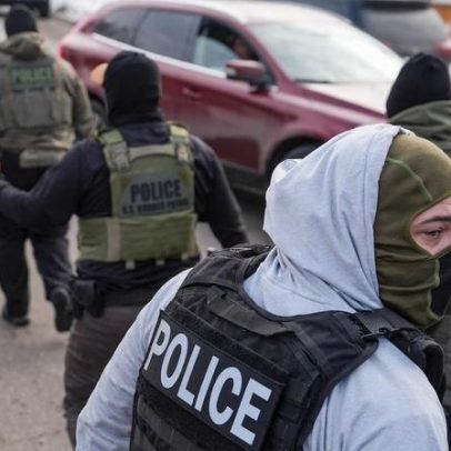 Máscaras surgem como símbolo da ofensiva do ICE de Trump no Congresso