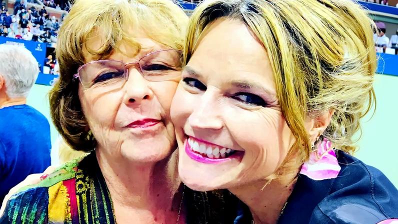 Nancy and Savannah Guthrie smiling together.