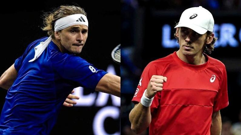 Alexander Zverev e Alex de Minaur (Foto: Laver Cup)