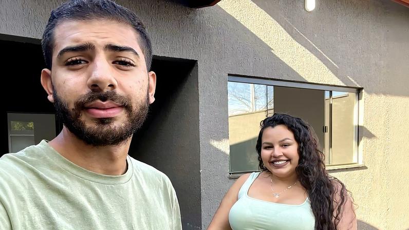 Daniele e a família estavam morando na casa errada — Foto: Arquivo pessoal