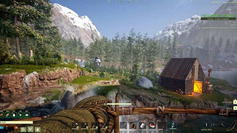 My lovely house and the pretty views.