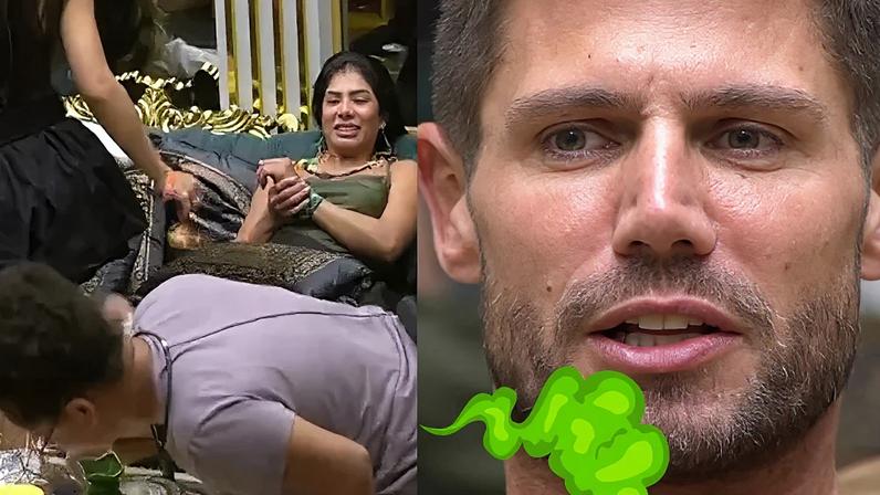 Guerra de pum no 'BBB 26'? 48 horas após levar de 'Tia' Milena, Jonas protagoniza novo 'ataque' de gás - e sobra para Breno!