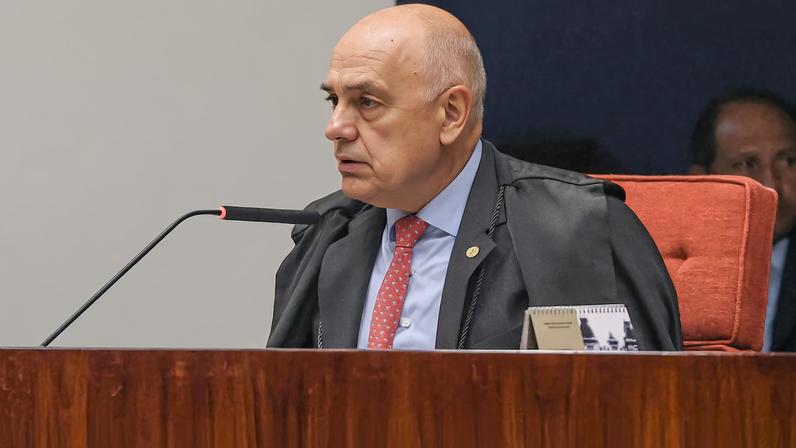 Brasília (DF), 24/02/2026 – Ministro Alexandre de Moraes durante inicio do julgamento no STF dos mandantes do assassinato da ex-vereadora, Marielle Franco. Foto: Valter Campanato/Agência Brasil