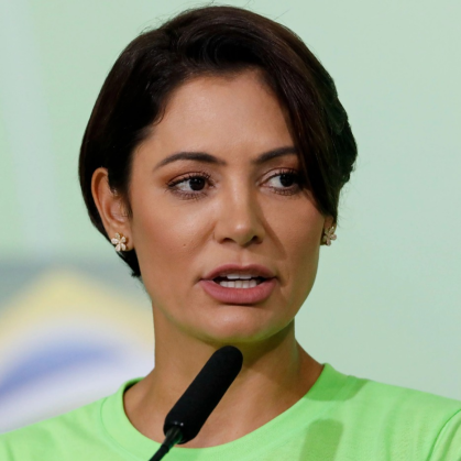 A ex-primeira-dama, Michelle Bolsonaro