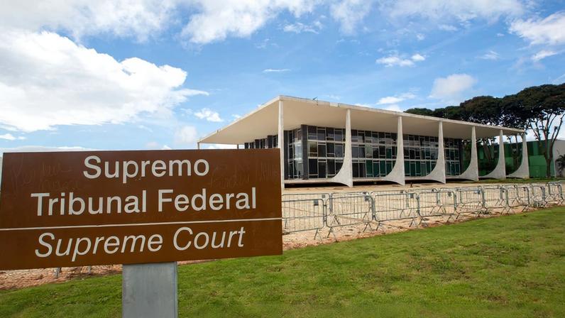 Fachada do palácio do Supremo Tribunal Federal - STF