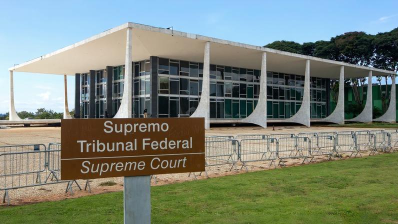 Fachada do palácio do Supremo Tribunal Federal (STF)