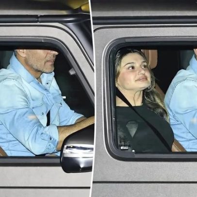 Mauricio Umansky com mulher misteriosa ao deixar Hollywood com PK Kemsley
