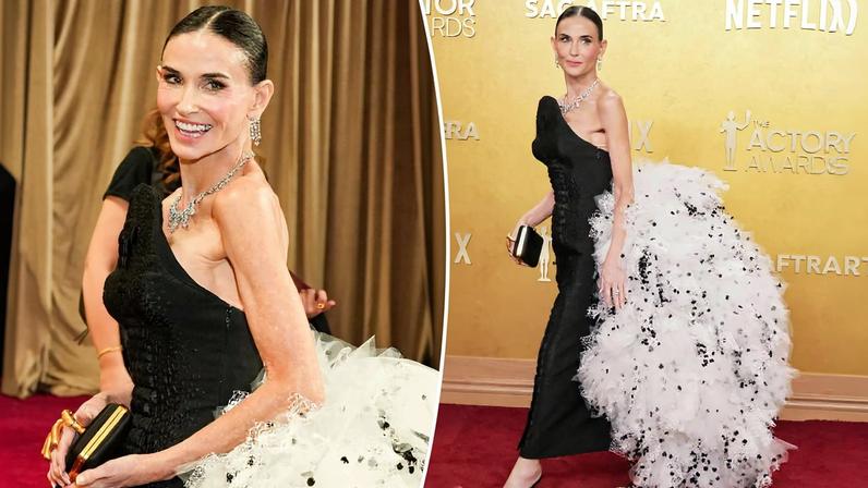 Demi Moore looked exquisite on the red carpet at Sunday night’s SAG Actor Awards 2026.