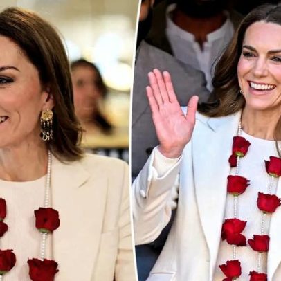 Kate Middleton troca joias da coroa por brincos de 50 dólares