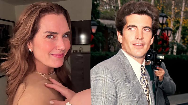 Brooke Shields comenta raro romance com JFK Jr. décadas depois