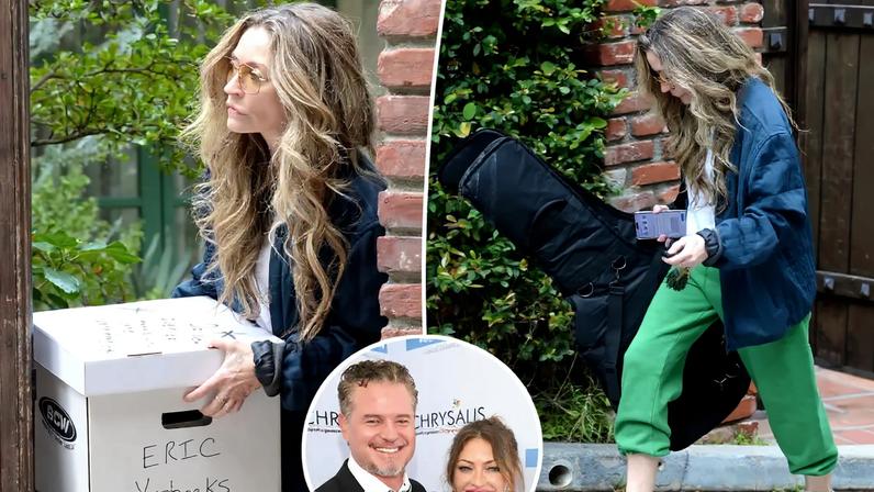 Eric Dane, Rebecca Gayheart and daughters.