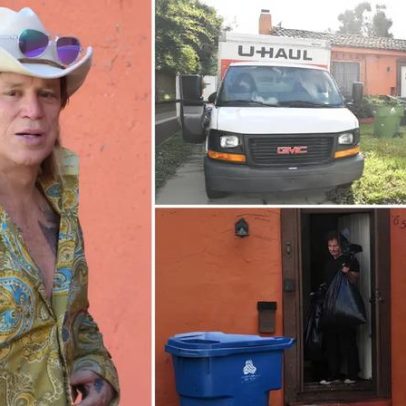 Mickey Rourke cita roedores e encanamento como causa de retenção de aluguel