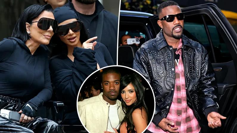 Ray J and his mom are accusing Kim Kardashian and Kris Jenner of lying under oath about the rapper and the reality star’s 2007 sex tape. He’s seen here in 2006 with Kardashian.