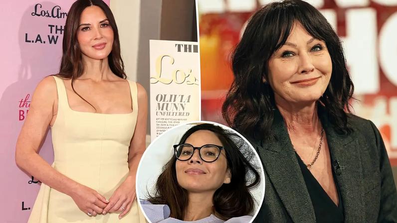 Olivia Munn revela conselho de Shannen Doherty após diagnóstico de câncer