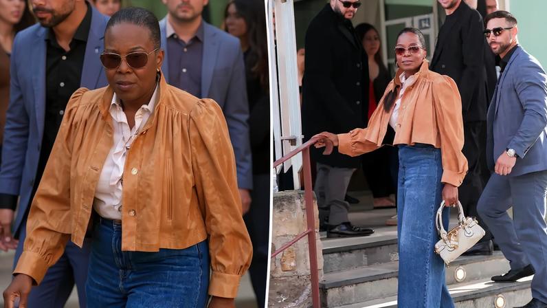 Oprah Winfrey explained the reasoning behind what some have dubbed her “90-year-old” walk at Paris Fashion Week earlier this month.
