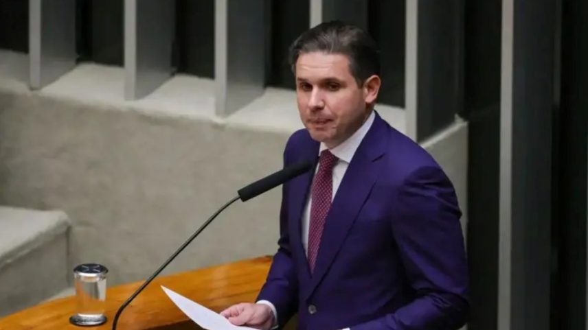Presidente da Câmara, Hugo Motta, já disse que debate sobre o fim da escala 6x1 será uma das prioridades do ano legislativo de 2026 — Foto: Fabio Rodrigues-Pozzebom/Agência Brasil