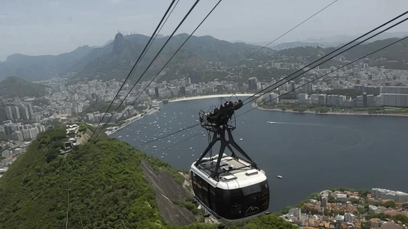 Bondinho do Pão de Açúcar, um dos principais pontos turísticos do Rio de Janeiro