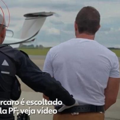 Vídeo mostra Vorcaro sendo escoltado pela PF