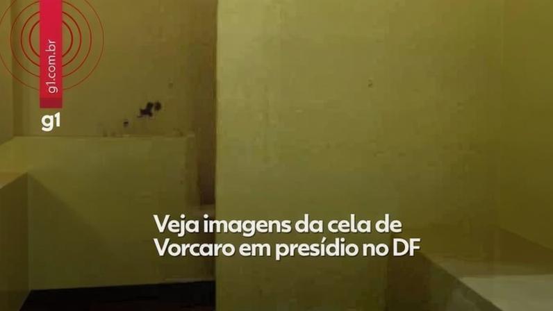 Imagens da cela de Vorcaro em presídio do DF