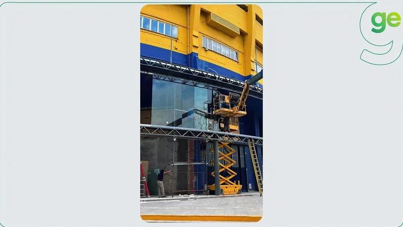 Boca Juniors divulga imagens da reforma da fachada da Bombonera