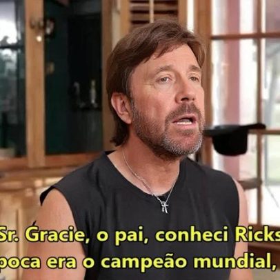 Chuck Norris teria sido derrotado por Gracie em treino de jiu-jitsu no Brasil