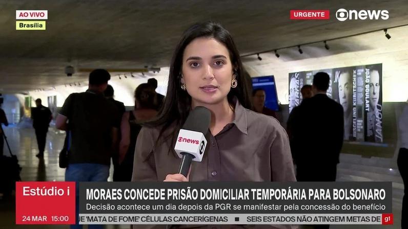 Moraes concede prisão domiciliar temporária para Bolsonaro