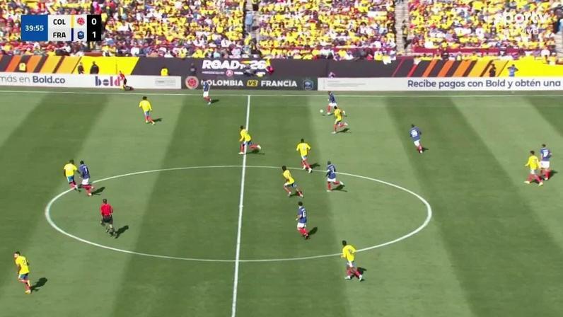 França vence Colômbia por 2 a 0 em amistoso internacional