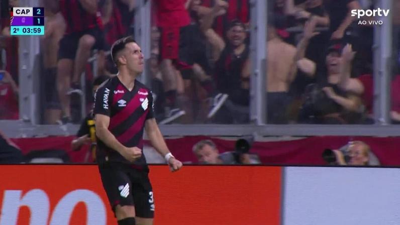 Gol de cabeça de Juan Felipe Aguirre aos 4 do 2º tempo contra o Botafogo